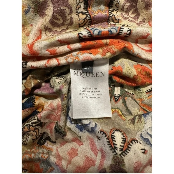 Alexander McQueen floral folklore mini dress - Picture 6 of 8